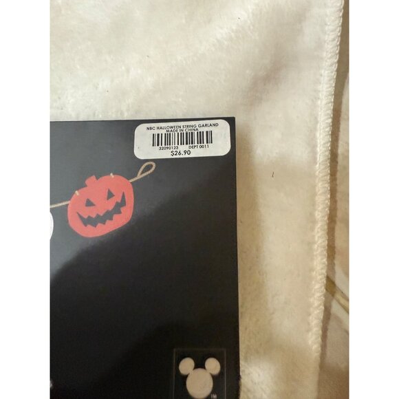 Disney Tim Burtons The Nightmare Before Christmas Knit Garland Halloween Decor - Picture 5 of 6